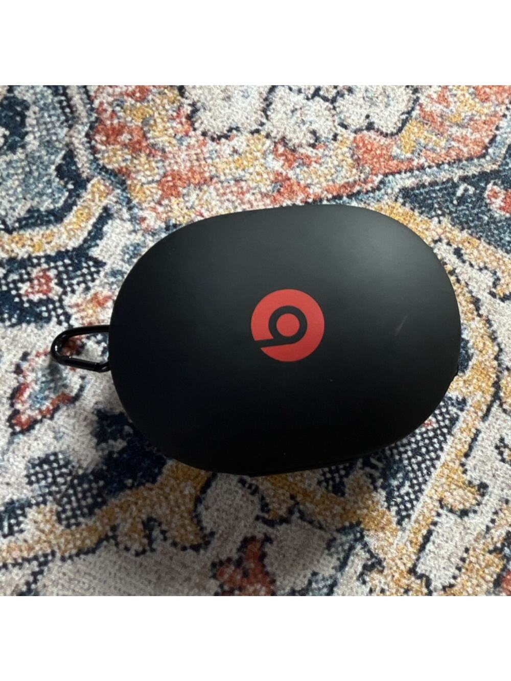 Beats Hard Shell Headphone Carrying Case Black w/ Red Beats Logo NO HEADPHONES